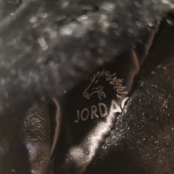 Vintage Jordache Faux Fur Coat Short Jacket Button Up Made In The USA Size 13 - Picture 5 of 7